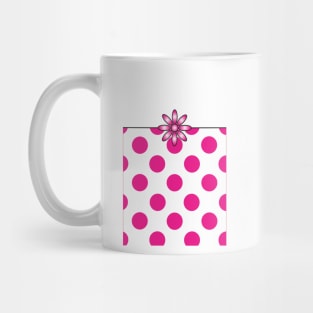 The Katy Phone / Pink Peppermint Polka Dot Mug